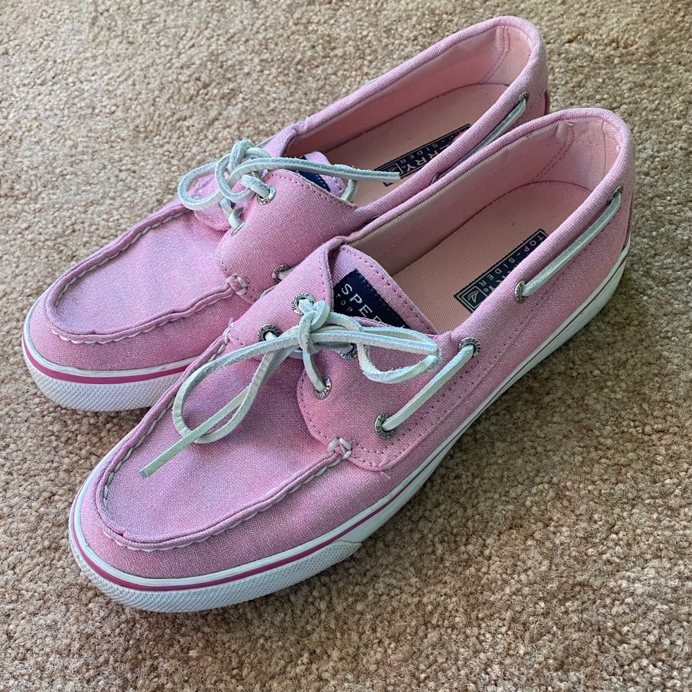 SPERRY Pink Top Siders Boat Shoes
